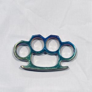 Titanium Finish Metal Buckle Knuckles – Paperweight