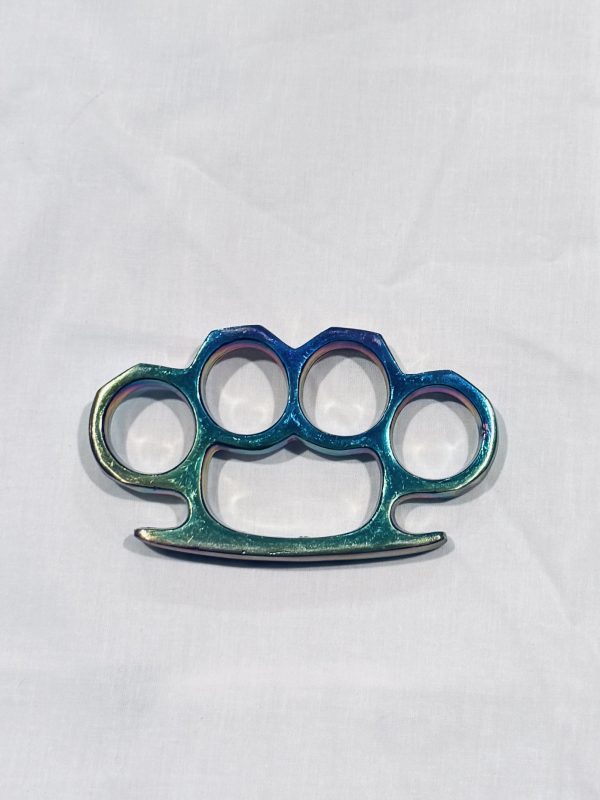 Titanium Finish Metal Buckle Knuckles – Paperweight